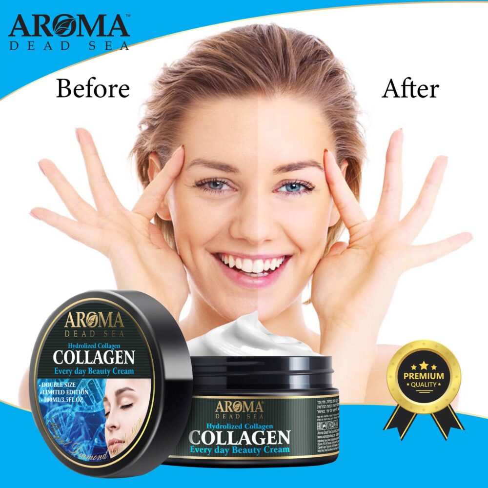 Hydrolyzed Collagen Face Cream Anti Aging Cream, Day & Night Facial Moisturizer