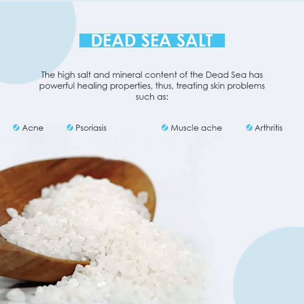 Natural Dead Sea  Bath Soak salt natural 300 grams