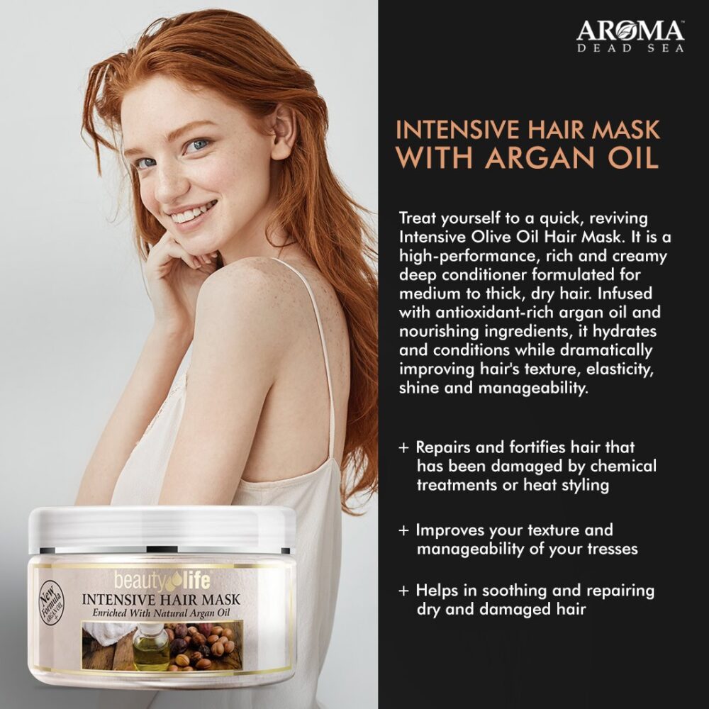 Intensive Hair Mask With Argan Oil For All Hair Types